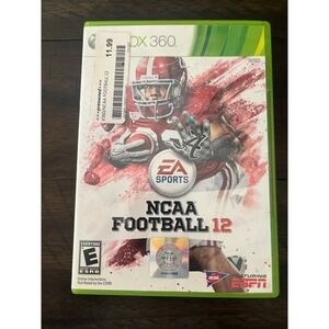 EA Sports NCAA Football 12 Xbox 360 Video Game Alabama Mark Ingram Cover CIB